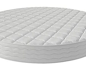 Mielmoon Round Mattress (86" Diameter) Luxury King - Premium Gel Memory Foam Layer - Round Bed Mattress USA (King 10")