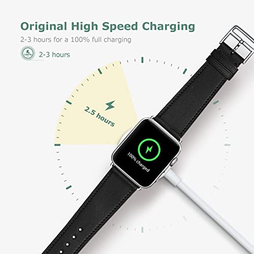 Upgrade Watch Charger 5.0 ft /1.5 m for iWatch Portable Wireless Charging Cable Compatible with Apple Watch Series SE/8/7/6/5/4/3/2/1