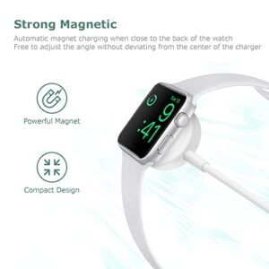 Upgrade Watch Charger 5.0 ft /1.5 m for iWatch Portable Wireless Charging Cable Compatible with Apple Watch Series SE/8/7/6/5/4/3/2/1