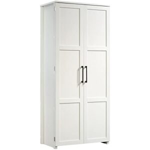 sauder homeplus storage cabinet, white finish