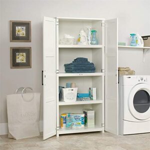Sauder HomePlus Storage Cabinet, White finish