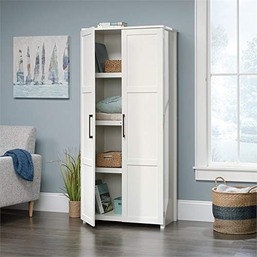 Sauder HomePlus Storage Cabinet, White finish