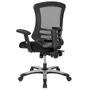 Flash Furniture High Back Black Mesh Multifunction Executive Swivel Ergonomic Office Chair with Molded Foam Seat and Adjustable Arms
