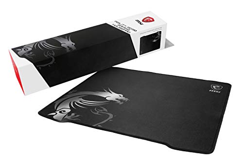 MSI Agility GD30 - Gaming Mouse Pad, Silk Gaming Fabric Surface, Soft Seamed Edges, Anti-Slip Base - 450 x 400 x 3 mm