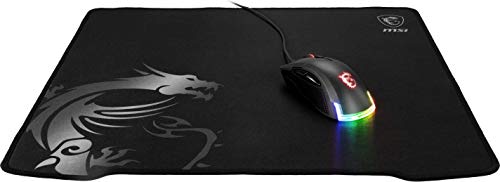 MSI Agility GD30 - Gaming Mouse Pad, Silk Gaming Fabric Surface, Soft Seamed Edges, Anti-Slip Base - 450 x 400 x 3 mm