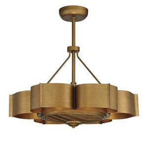 savoy house 39-fd-125-54 stockholm 6-light fandelier in gold patina (31″ w x 12″ h)
