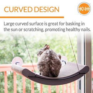 K&H Pet Products EZ Mount Cat Scratcher Kitty Sill Cradle Window Sill Cat Bed, Cat Window Bed Cat Furniture Cat Window Hammock, Sturdy Cat Window Perch for Large Cats, Cat Hammock for Window Cat Perch