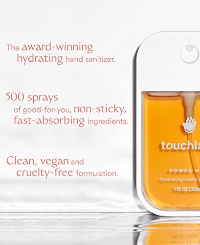 Touchland Power Mist Hydrating Hand Sanitizer FRESH 3-PACK | Mint, Citrus, Lemon Lime | 500-Sprays each, 1 FL OZ (Set of 3)