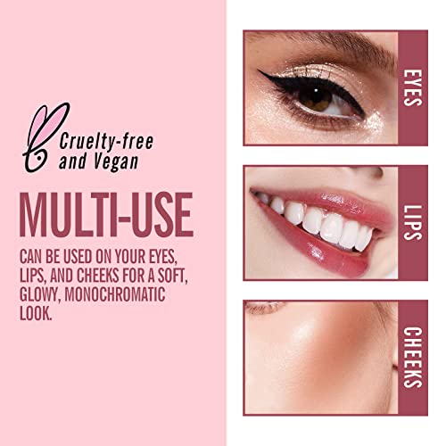 KIMUSE Multi Stick Trio Face Makeup, Cream Blush Stick for Cheeks & Lips, Contour Stick & Highlighter Makeup Sticks for All Skin…