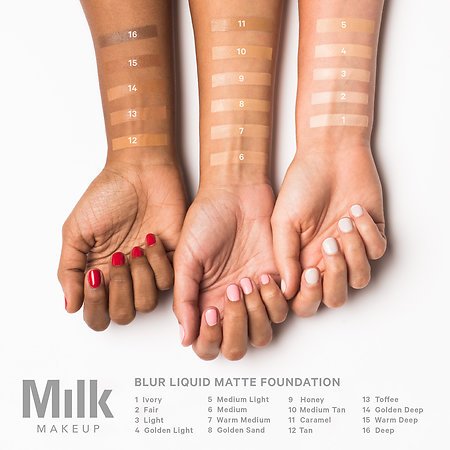 Milk Makeup - Blur Liquid Matte Foundation (Golden Deep)