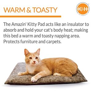 K&H Pet Products Amazin’ Kitty Pad Unheated Gray 15 X 20 Inches - 2 pack