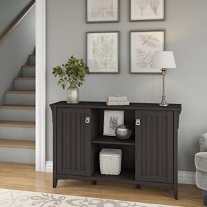 Bush Furniture Salinas Accent Storage Cabinet with Doors in Vintage Black