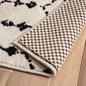 flash furniture non slip rug pad for 2′ x 3′ area rug, hardwood floor rug gripper anti skid rug pad protective cushioning rug pad