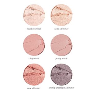 Julep Eyeshadow 101 Palette-Style Creme-to-Powder 6 Piece Eyeshadow Set Garden Party