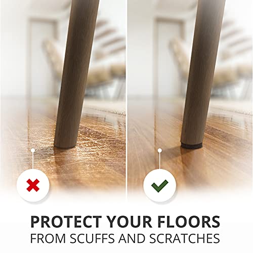 Felt Furniture Pads X-PROTECTOR 181 PCS Premium Furniture Pads - Felt Pads Furniture Feet Best Wood Floor Protectors - Protect Your Hardwood & Laminate Flooring!