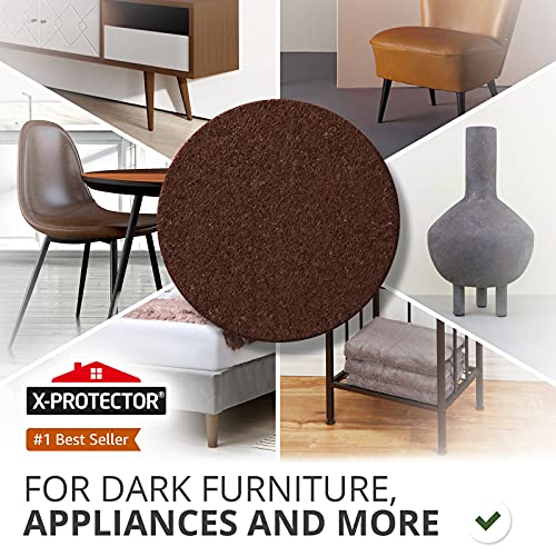 Felt Furniture Pads X-PROTECTOR 181 PCS Premium Furniture Pads - Felt Pads Furniture Feet Best Wood Floor Protectors - Protect Your Hardwood & Laminate Flooring!