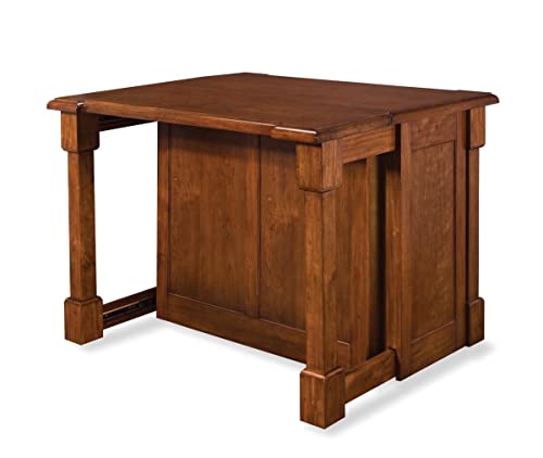 Aspen Rustic Cherry Kitchen Island by Home Styles