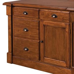 Aspen Rustic Cherry Kitchen Island by Home Styles