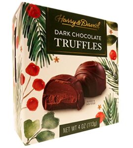 harry & david dark chocolate truffles holiday box