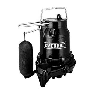 everbilt 3/10 hp cast iron sump pump
