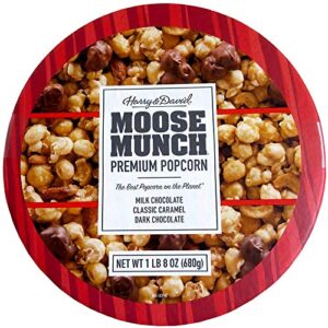 Harry & David Moose Munch Premium Popcorn Holiday Drum 24 oz