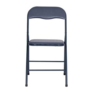 Flash Furniture 5 Piece Navy Folding Card Table and Chair Set