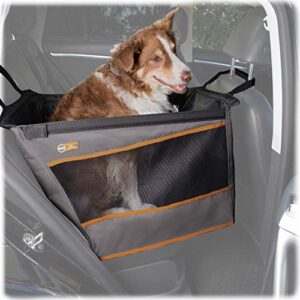 k&h pet products buckle n’ go dog car seat for pets, large dog car seat 21 x 19 x 19 inches, gray, 100538738