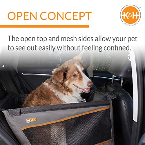 K&H PET PRODUCTS Buckle N' Go Dog Car Seat for Pets, Large Dog Car Seat 21 X 19 X 19 Inches, Gray, 100538738