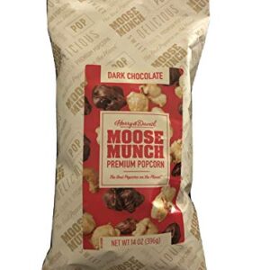 Harry & David Moose Mulch Premium Popcorn, Dark Chocolate, 14 Oz (2 Pack)