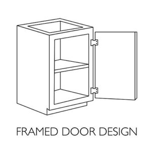 Design House Brookings 48-Inch Base Cabinet, White Shaker