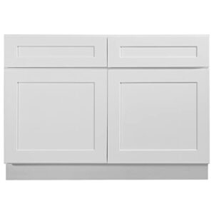 Design House Brookings 48-Inch Base Cabinet, White Shaker