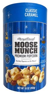 harry & david classic caramel moose munch premium popcorn holiday canister