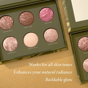 LAURA GELLER NEW YORK Full Face Cheek to Chic Tropical Glow Face Palette 2 Blushes, 2 Highlighters & 2 Bronzers, Includes 6 Full-Sized Shades