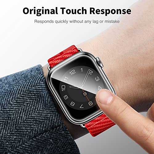 LK 6 Pack for Apple Watch Screen Protector 45mm Series 8 7 [New Version] Anti-Scratch, Self-Healing Soft TPU Film for Apple Watch 45mm Series 8, Bubble Free, HD Transparent, Touch Sensitive