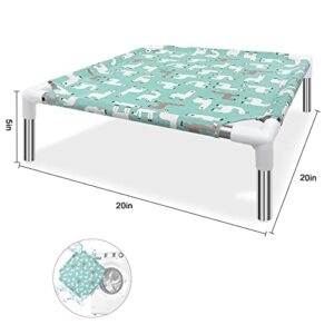 Modorki ® Elevated Dog Bed Pet cot - Pet Bed for Small Dogs | Elevated Pet Bed for Indoor and Outdoor Use for Small Pets