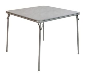 flash furniture folding card table – gray foldable card table square – portable table with collapsible legs