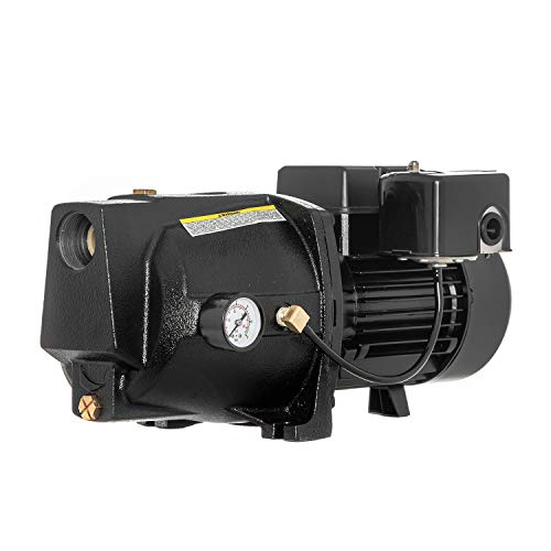 RainBro 1/2 HP Cast Iron Shallow Well Jet Pump For Wells Up To 25 ft, Shallow Well Water Pump, Model# CSW050