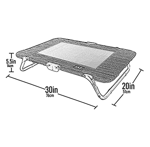 Lifestyle Pet Cot Elevated Bed, No Assembly Required, Premium Tear Resistant Cooling Mesh, Indoor & Outdoor, Lightweight & Portable, 3 Models, 2 Colors