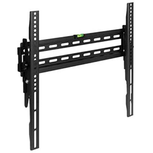 flash furniture flash mount tilt tv wall mount with built-in level – max vesa size 400 x 400mm – fits most tv’s 32″ – 55″ (weight capacity 120lb)