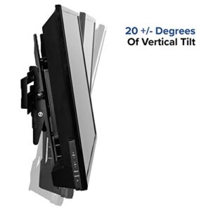 Flash Furniture FLASH MOUNT Tilt TV Wall Mount with Built-In Level - Max VESA Size 400 x 400mm - Fits most TV's 32" - 55" (Weight Capacity 120LB)