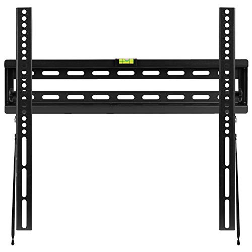 Flash Furniture FLASH MOUNT Tilt TV Wall Mount with Built-In Level - Max VESA Size 400 x 400mm - Fits most TV's 32" - 55" (Weight Capacity 120LB)