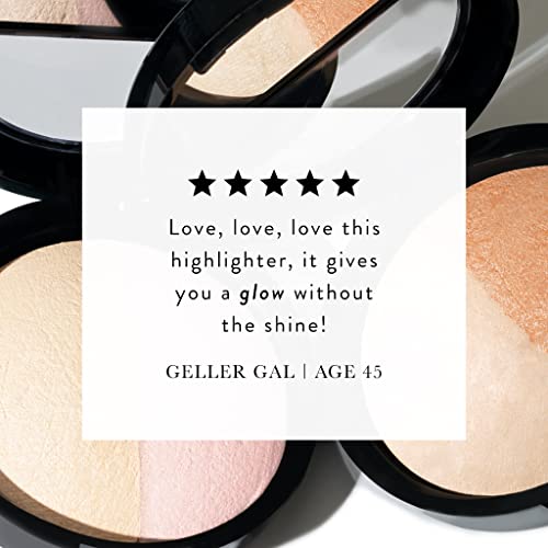 LAURA GELLER NEW YORK Baked Original Low Glow Illuminating Highlighter Duo, French Vanilla/Portofino