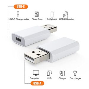 USB C Female to USB A Male Adapter,Compatible with Apple MagSafe Watch 7/8 to USB Wall Plug,Type-C to A Charger Cable Converter for iPhone 14 13 12 Mini Pro Max,iPad,Galaxy Note,Google Pixel 6 5 4XL
