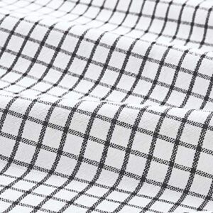 Ikea RINNIG Tea-Towel, White/Dark Gray/Patterned, 18x24 (45x60 cm)