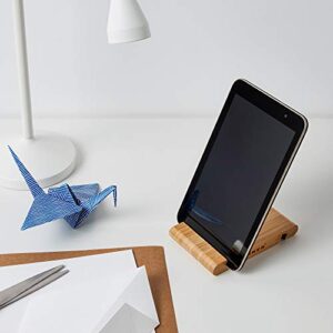 IKEA Bergenes Holder for Mobile Phone Tablet Bamboo 104.579.99, Length: 5" Width: 3 ¼ "