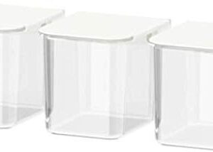 IKEA Skadis Container with Lid White / 3 Pack 803.359.09