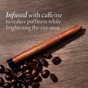 LAURA GELLER NEW YORK Kajal Longwear Kohl Eyeliner Pencil with Caffeine, Smooth & Blendable Makeup, Dark Brown