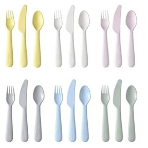 IKEA KALAS 18-Piece Cutlery Set, Mixed Colours (1)