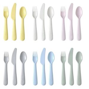 IKEA KALAS 18-Piece Cutlery Set, Mixed Colours (1)