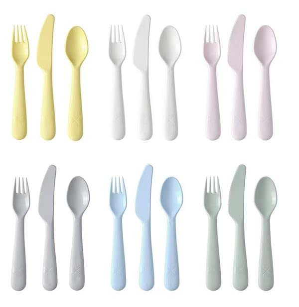 IKEA KALAS 18-Piece Cutlery Set, Mixed Colours (1)